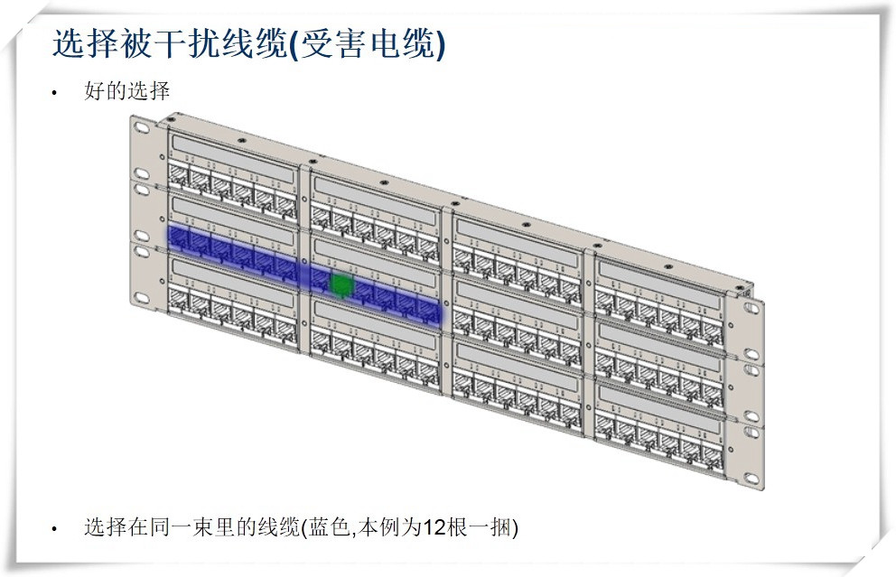 選擇被干擾線纜(受害電纜)-圖